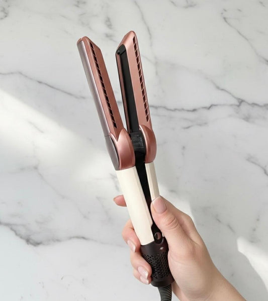 Plancha Secador 2 en 1 HairLux™ – Alisa y Seca a la Vez sin Dañar el Cabello