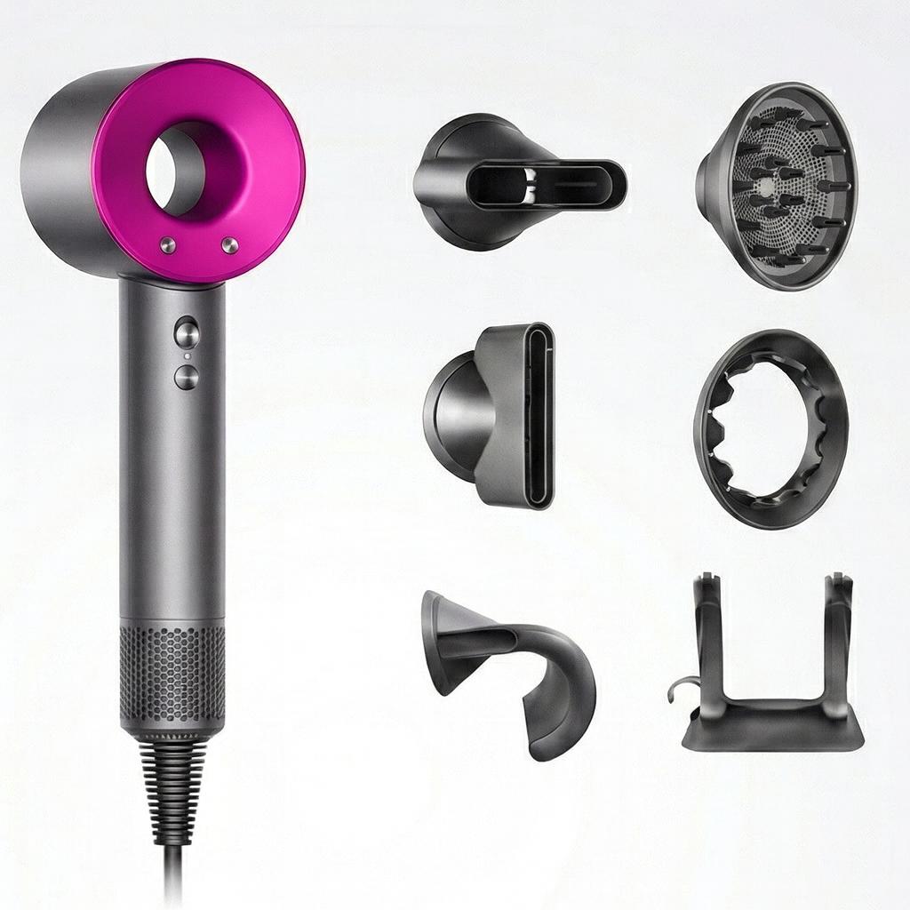 Secador Profesional HairLux™ 5 en 1 con Tecnología Iónica | Secado Rápido y Accesorios Intercambiables